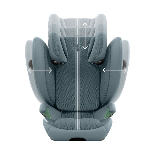 Cybex Solution G2 I-Fix Plus Autositz - Stormy Blue / Light Blue